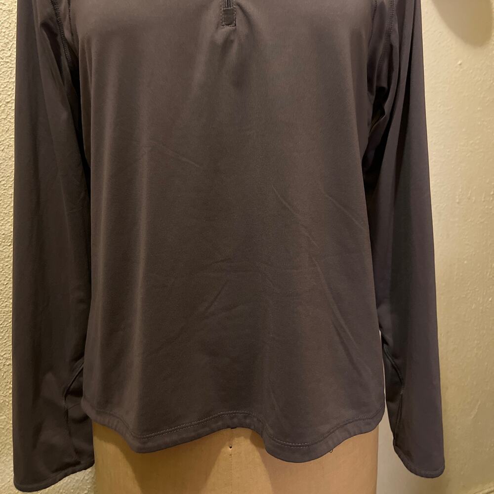 Women's Champion Gray Activewear Half Zip Pullover Top Size XL - Picture 3 of 14